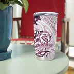 Sea Eagles Tumbler Cup Polynesian Tribal Tattoo Pacific Sport Art