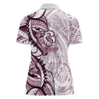 Sea Eagles Women Polo Shirt Polynesian Tribal Tattoo Pacific Sport Art