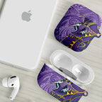 Melbourne Storm AirPods Case Polynesian Tribal Tattoo Pacific Sport Art