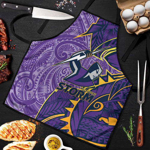 Melbourne Storm Apron Polynesian Tribal Tattoo Pacific Sport Art