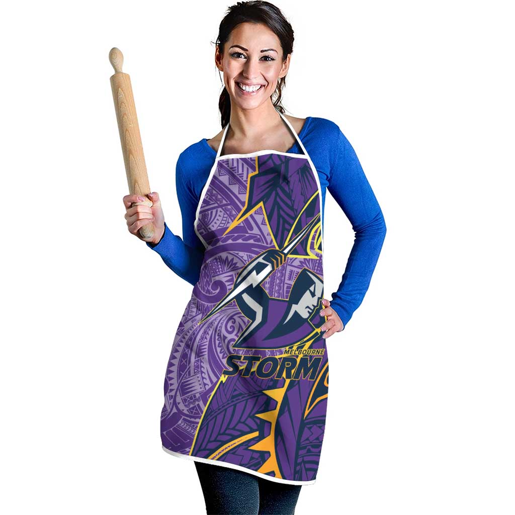 Melbourne Storm Apron Polynesian Tribal Tattoo Pacific Sport Art