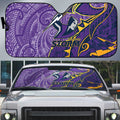 Melbourne Storm Auto Sun Shade Polynesian Tribal Tattoo Pacific Sport Art