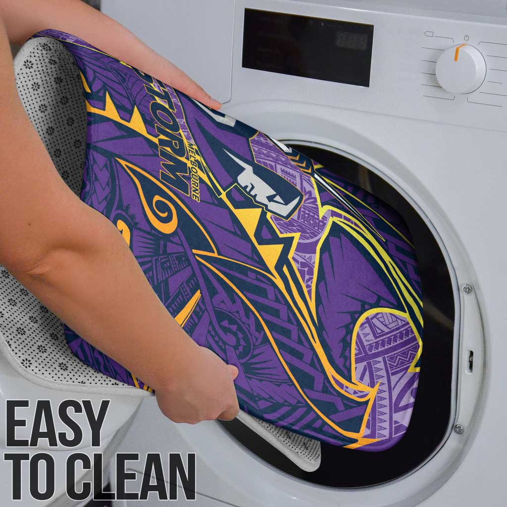 Melbourne Storm Bathroom Set Polynesian Tribal Tattoo Pacific Sport Art