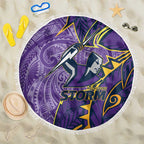 Melbourne Storm Beach Blanket Polynesian Tribal Tattoo Pacific Sport Art