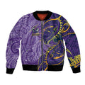 Melbourne Storm Bomber Jacket Polynesian Tribal Tattoo Pacific Sport Art