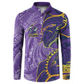 Melbourne Storm Button Sweatshirt Polynesian Tribal Tattoo Pacific Sport Art