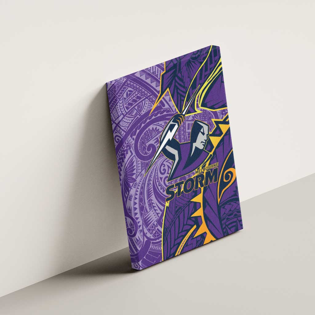 Melbourne Storm Canvas Wall Art Polynesian Tribal Tattoo Pacific Sport Art