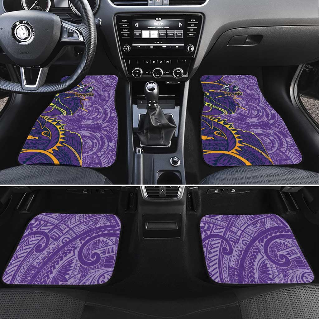 Melbourne Storm Car Mats Polynesian Tribal Tattoo Pacific Sport Art