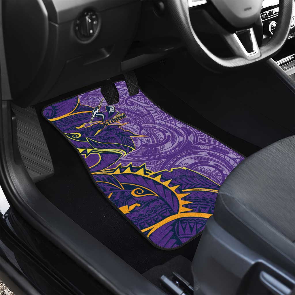 Melbourne Storm Car Mats Polynesian Tribal Tattoo Pacific Sport Art