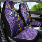 Melbourne Storm Car Seat Cover Polynesian Tribal Tattoo Pacific Sport Art