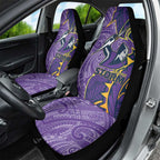 Melbourne Storm Car Seat Cover Polynesian Tribal Tattoo Pacific Sport Art