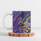 Melbourne Storm Ceramic Mug Polynesian Tribal Tattoo Pacific Sport Art