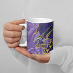 Melbourne Storm Ceramic Mug Polynesian Tribal Tattoo Pacific Sport Art