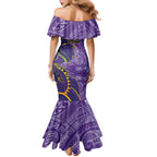 Melbourne Storm Family Matching Mermaid Dress and Hawaiian Shirt Polynesian Tribal Tattoo Pacific Sport Art