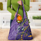 Melbourne Storm Grocery Bag Polynesian Tribal Tattoo Pacific Sport Art