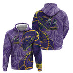 Melbourne Storm Hoodie Polynesian Tribal Tattoo Pacific Sport Art