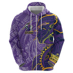 Melbourne Storm Hoodie Polynesian Tribal Tattoo Pacific Sport Art