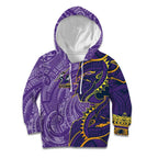 Melbourne Storm Kid Hoodie Polynesian Tribal Tattoo Pacific Sport Art