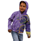 Melbourne Storm Kid Hoodie Polynesian Tribal Tattoo Pacific Sport Art