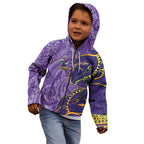 Melbourne Storm Kid Hoodie Polynesian Tribal Tattoo Pacific Sport Art