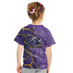 Melbourne Storm Kid T Shirt Polynesian Tribal Tattoo Pacific Sport Art