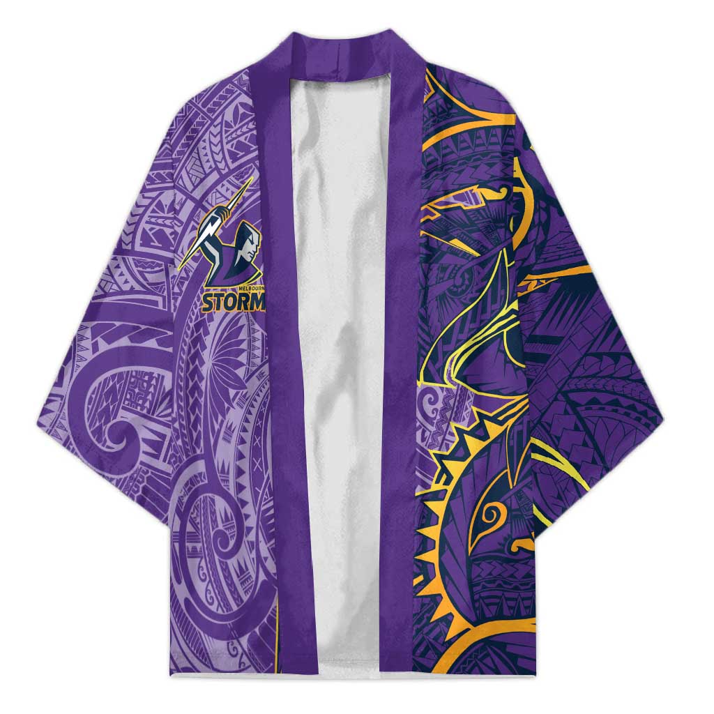 Melbourne Storm Kimono Polynesian Tribal Tattoo Pacific Sport Art