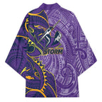 Melbourne Storm Kimono Polynesian Tribal Tattoo Pacific Sport Art