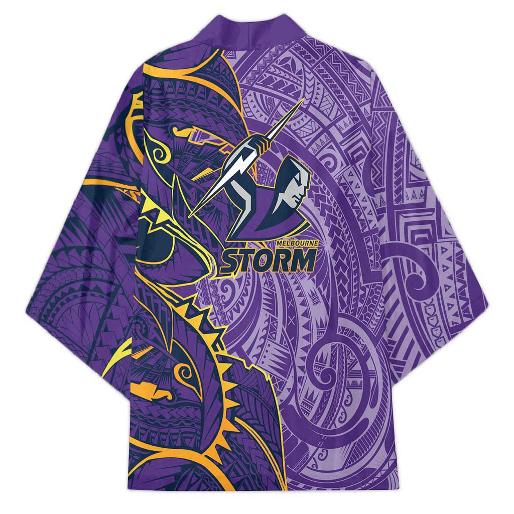 Melbourne Storm Kimono Polynesian Tribal Tattoo Pacific Sport Art