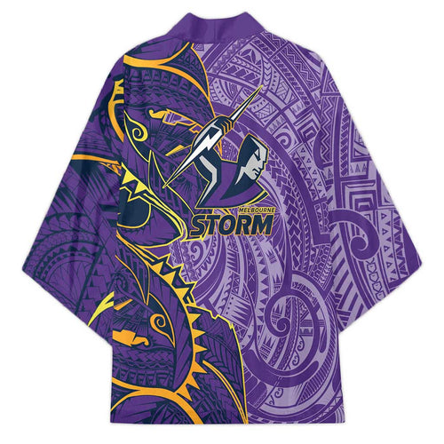 Melbourne Storm Kimono Polynesian Tribal Tattoo Pacific Sport Art