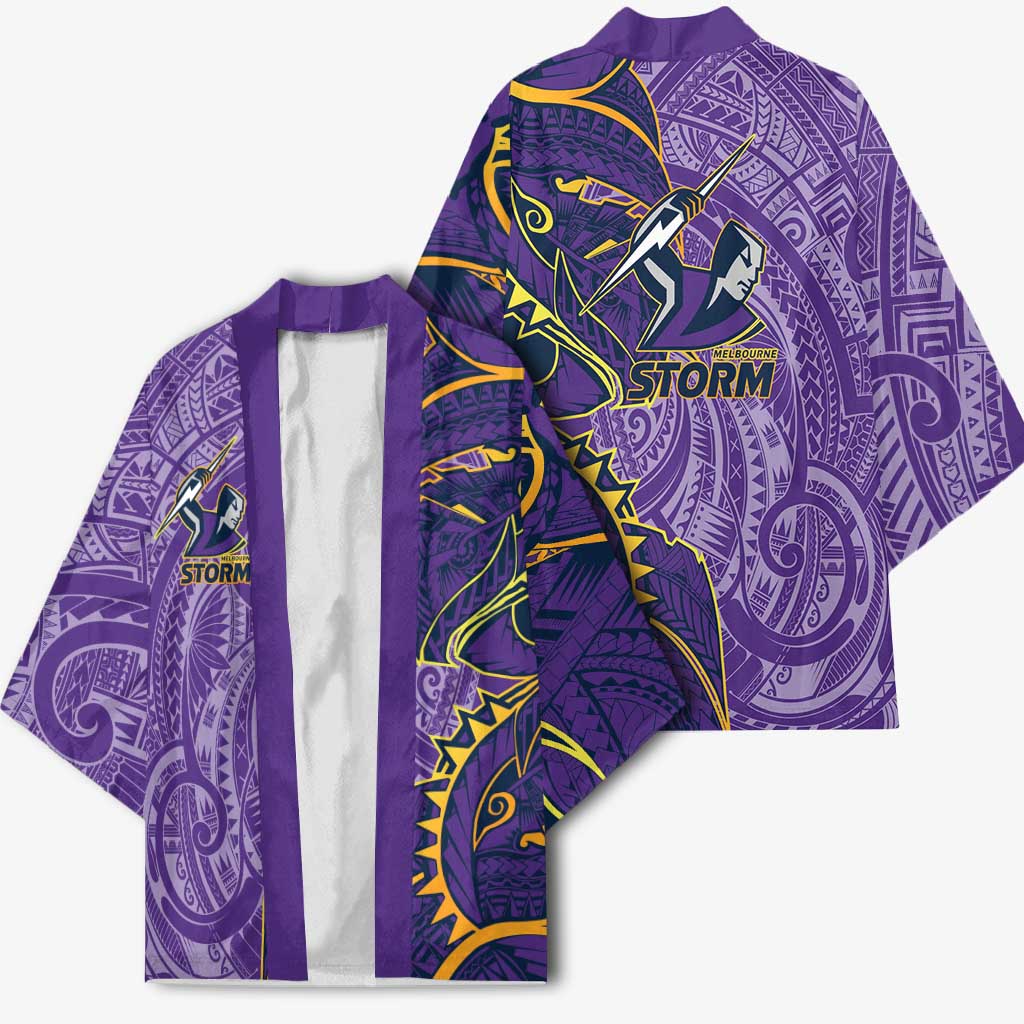 Melbourne Storm Kimono Polynesian Tribal Tattoo Pacific Sport Art