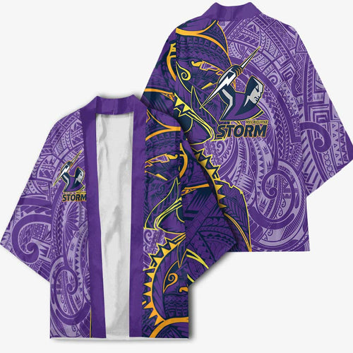 Melbourne Storm Kimono Polynesian Tribal Tattoo Pacific Sport Art