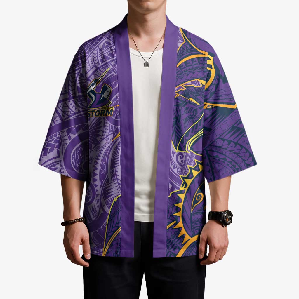 Melbourne Storm Kimono Polynesian Tribal Tattoo Pacific Sport Art