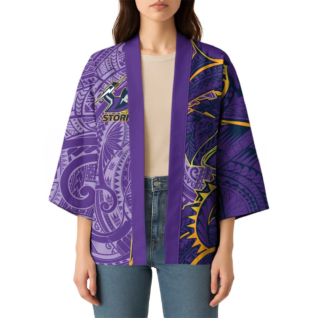 Melbourne Storm Kimono Polynesian Tribal Tattoo Pacific Sport Art