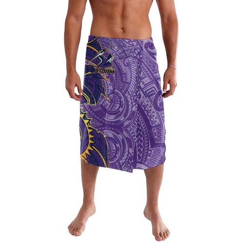 Melbourne Storm Lavalava Polynesian Tribal Tattoo Pacific Sport Art
