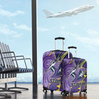 Melbourne Storm Luggage Cover Polynesian Tribal Tattoo Pacific Sport Art