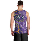 Melbourne Storm Men Tank Top Polynesian Tribal Tattoo Pacific Sport Art