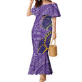 Melbourne Storm Mermaid Dress Polynesian Tribal Tattoo Pacific Sport Art