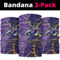 Melbourne Storm Neck Gaiter Polynesian Tribal Tattoo Pacific Sport Art