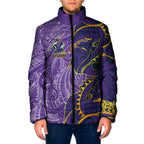 Melbourne Storm Padded Jacket Polynesian Tribal Tattoo Pacific Sport Art
