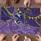 Melbourne Storm Puzzle Polynesian Tribal Tattoo Pacific Sport Art