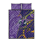 Melbourne Storm Quilt Bed Set Polynesian Tribal Tattoo Pacific Sport Art