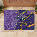 Melbourne Storm Rubber Doormat Polynesian Tribal Tattoo Pacific Sport Art