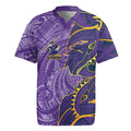 Melbourne Storm Rugby Jersey Polynesian Tribal Tattoo Pacific Sport Art