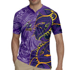 Melbourne Storm Rugby Jersey Polynesian Tribal Tattoo Pacific Sport Art