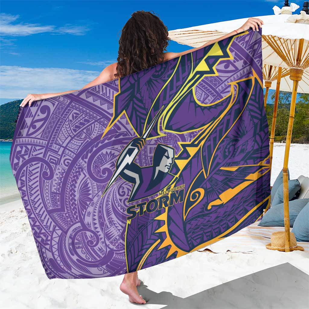 Melbourne Storm Sarong Polynesian Tribal Tattoo Pacific Sport Art