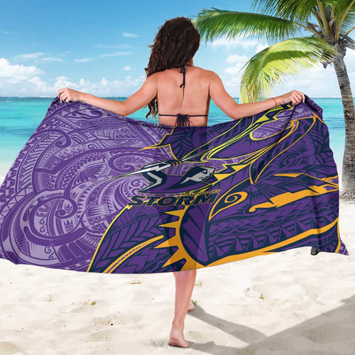 Melbourne Storm Sarong Polynesian Tribal Tattoo Pacific Sport Art