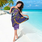Melbourne Storm Sarong Polynesian Tribal Tattoo Pacific Sport Art