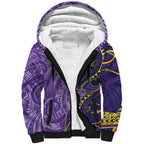 Melbourne Storm Sherpa Hoodie Polynesian Tribal Tattoo Pacific Sport Art