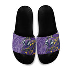 Melbourne Storm Slide Sandals Polynesian Tribal Tattoo Pacific Sport Art
