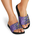 Melbourne Storm Slide Sandals Polynesian Tribal Tattoo Pacific Sport Art